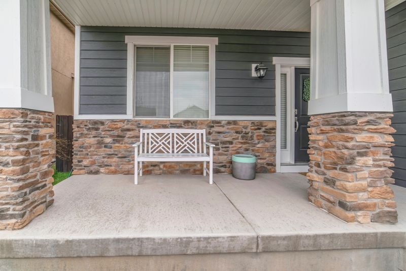 Faux Stone Siding Install