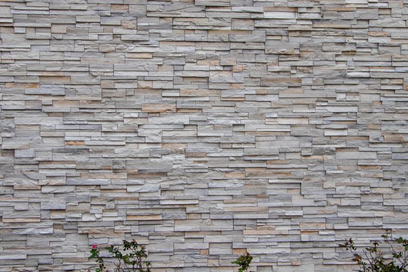 Summer Faux Stone Siding Work